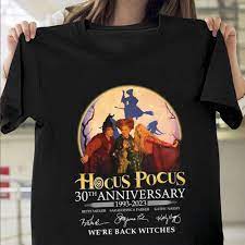 30th Anniversary Sanderson Sisters Hocus Pocus Vintage Halloween Spooky Shirt