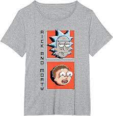 Rick and Morty Pixelated Rick and Morty Camiseta T Shirt