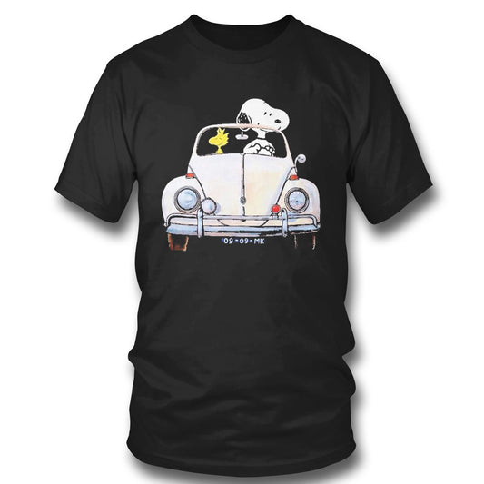 Snoopy And Woodstock Drive Car 09 09 T Shirt